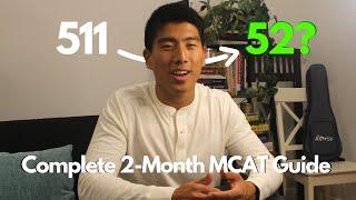 How I Scored 520+ (99th Percentile) - Complete 2-Month MCAT Study Plan