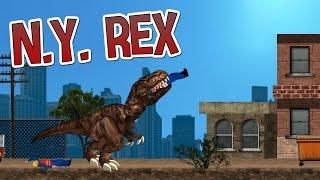 Динозавр Рекс в Нью-Йорке | N.Y. Rex Gameplay - GF4Y.COM