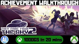 They Came From the Sky 2 #Xbox Achievement Walkthrough - 1000GS in 20 mins