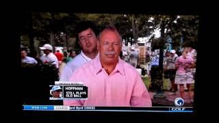 Bubba Watson pranks Alex Miceli during interview - On the Range - interrupts