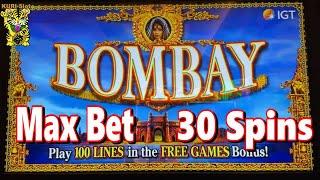 MOST HARDEST GAME ON IGT SLOTSBOMBAY (IGT) Slot MAX 30  #30 栗