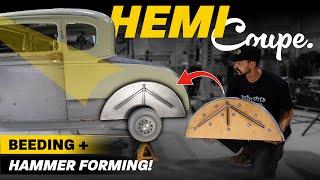 Building a 2-in-1 Buck for Hammer Forming & Beading Custom Wheel Wells | Hemi Coupe