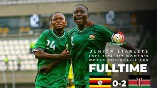 | Uganda 0 : 2 Kenya | Junior Starlets 2025 FIFA U17 Women Qualifiers ; Footage Courtesy : FKF