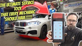 IS THIS THE ULTIMATE SERVICE BY LAUNCH?? FIND OUT  WHILE I SERVICE THIS BMW F16 BMW!!!!!