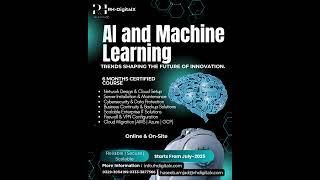 Master AI & ML with Real Projects 6-Month Certification by RH digitalX #technology #ai #webdesigning