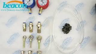 BEACON MACHINE Common Rail Injector Repair Tools Low pressure oil circuit test kit