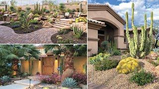 Top 40+ amazing front yard desert landscape ideas for your home