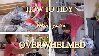 How to tidy a messy house when you just don’t know where to begin!