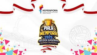 [LIVE] REGU PUTRA | BANTEN B VS INDO SPORT DEPOK | SELEKNAS PIALA MENPORA SEPAKTAKRAW 2025