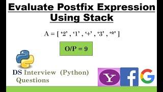 Evaluate Postfix Expression using Stack