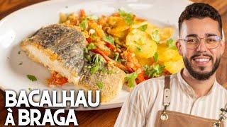 Receita de Bacalhau à Braga