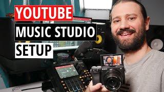 My Home YouTube Studio Setup For Music Production Tutorials