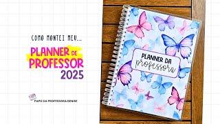 COMO MONTEI MEU PLANNER DE PROFESSOR 25