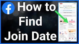 How To Find Facebook Join Date