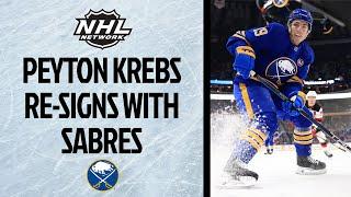 Peyton Krebs signs two-year deal with Buffalo Sabres