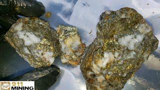 Twenty Five High Grade Gold & Silver Ore Samples From A Massive Mine Dump!