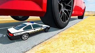 Satisfying cars vs Huge wheel crashes - SN2 #483 | BeamNG drive Live