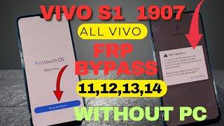 vivo S1 Frp Bypass Without Pc |vivo 1907 frp bypass android 12 |All vivo Google account Remove|No pc