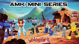 Yolopark AMK Mini Series Megatron, Soundwave, Starscream, Optimus Prime, Bumblebee & Grimlock