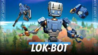 LEAKED “LOK-BOT” SKIN GAMEPLAY!!! (STW PACK) - Fortnite Battle Royale