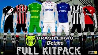 FULL KITPACK BRASILERAO 2024-25 FOR FIFA 16 MOBILE MOD FC24