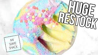 BIGGEST SLIME RESTOCK YET! MySlimeShack - June, 2018 RESTOCK!