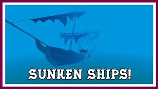 Sunken Ships! [Fishing Simulator - Roblox]