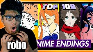 ME ROBARON  | LOS 100 ENDINGS DE ANIME MÁS ESCUCHADOS DE LA HISTORIA  REACCIÓN