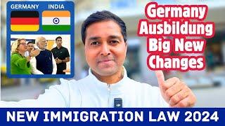 Germany Ausbildung Big New Changes | New Immigration Law 2024