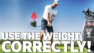 Use the driver weight correctly to improve your swing