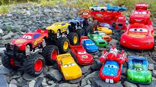 Looking for Cars Lightning Mcqueen, Mater, Cruz, Storm, Guido, Luigi, Hudson, Sally, Finn, The King