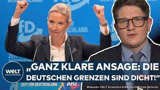 AFD-PARTEITAG: "Es war kein Lächeln zu sehen" Alice Weidel geht aggressiv in die Kanzlerkandidatur!