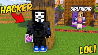 I Become a Evil Hacker To Hack My GirlFriend Private Minecraft World...