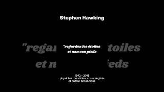 La sagesse de Stephen Hawking : Explorer les Mystères de l'Univers #citations #stephenhawking