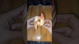 Beautiful apple fruit carving ideas #carvingfruit #apple #shorts #viral