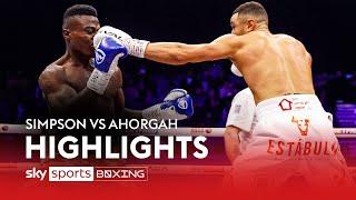 HIGHLIGHTS! Callum Simpson vs Elvis Ahorgah | Commonwealth title fight