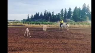 Barrel racing queen