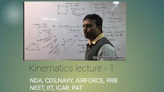 Kinematics (Motion in one Dimension) Lecture - 1(Physics BY-Manish Bansal)