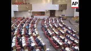 RUSSIA: MOSCOW: DUMA OPENS FOR FIRST SESSION AFTER SUMMER BREAK