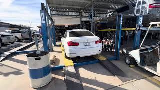 2014 BMW 328I Muffler delete and Head pipe