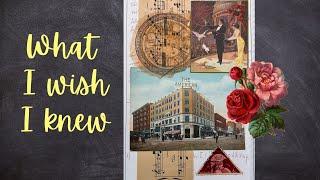 10 things I wish I knew as a collage art BEGINNER +free printable