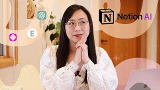 Review 4 CÔNG CỤ AI  cho học tập & nghiên cứu: Notion AI, Chat GPT, Elicit, Tome