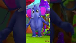 Hathi Raja, हाथी राजा, Hindi Rhymes #shorts #hathi #kidssongs