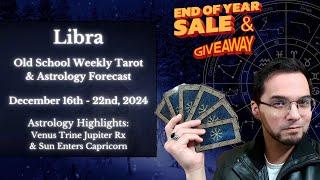 Libra Weekly Reading December 16th - 22nd Old School Astrology & Tarot