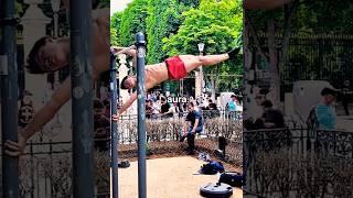 People reaction to calisthenics #planche #motivation #streetworkout #calisthenics #reaction #gym