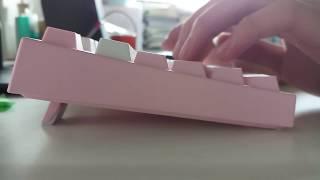 Varmilo VA108M Sakura cherry MX red typing