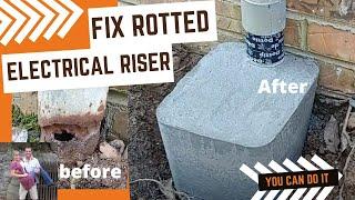 How To Repair a Rotten / Rusted Underground Electrical Rigid Conduit #howto #homeimprovement #DIY