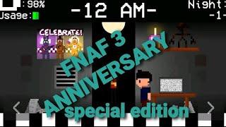 FNAF PIXEL??-One Night At 2D gameplay (fnaf 3 anniversary special edition)