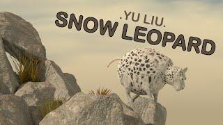 YU LIU'Snow Leopard-what if animals were round?