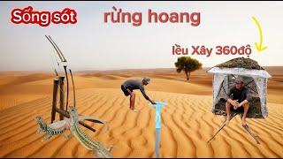 P1/sống sót rừng hoang. xây dựng nơi trú ẩn tự tìm kiếm thức ăn nước uống.bằng kỹ năng (Thái 79tv)